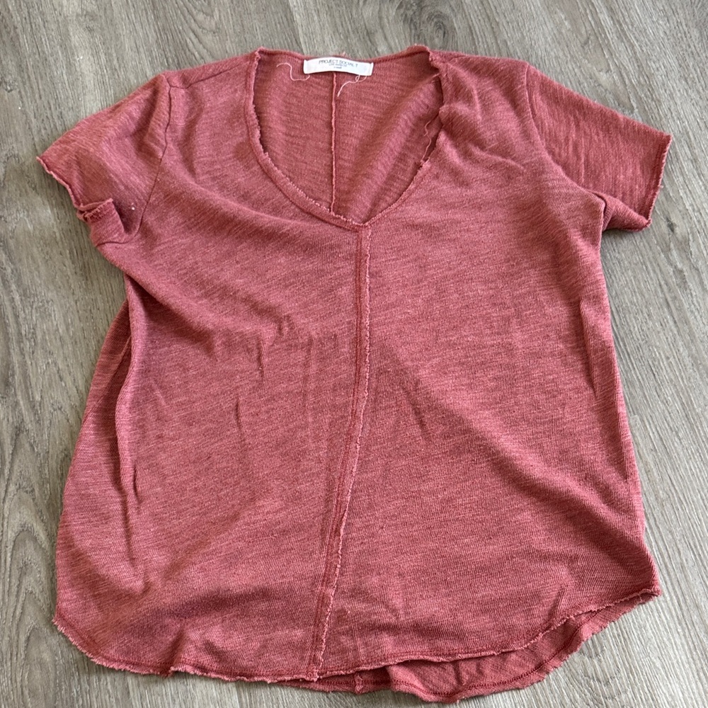 Project Social T V-Neck Short Sleeve Top